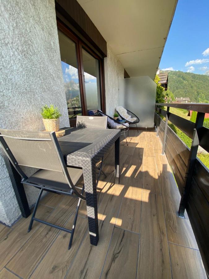 Bel Appartement Avec Vue Exceptionnelle Le Grand-Bornand Esterno foto