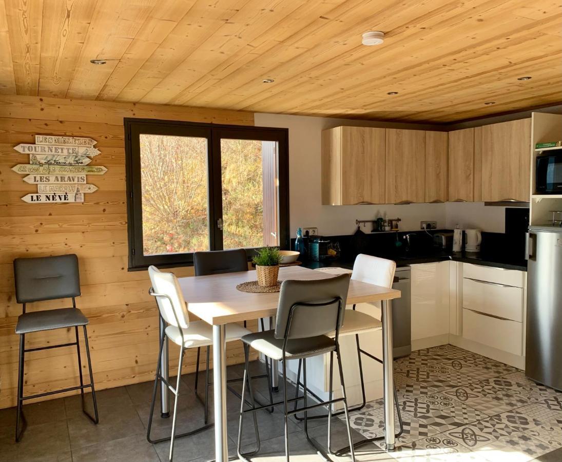 Bel Appartement Avec Vue Exceptionnelle Le Grand-Bornand Esterno foto