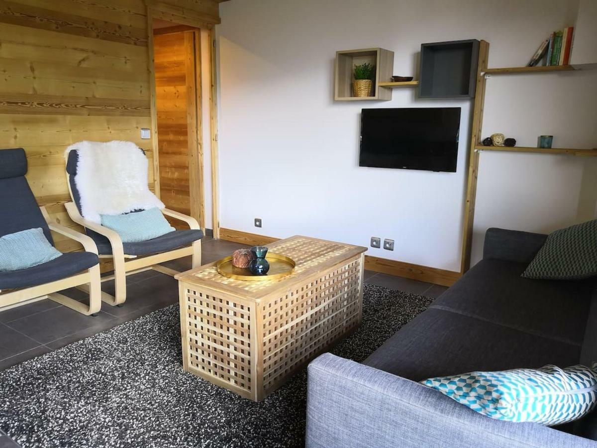 Bel Appartement Avec Vue Exceptionnelle Le Grand-Bornand Esterno foto